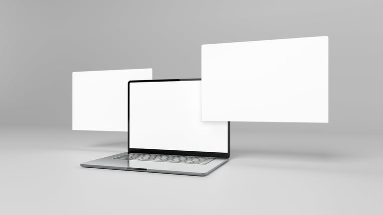 Website design on multiple screens